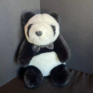Vintage 1985 Gund Panda Bear  Plush Stuffed Animal